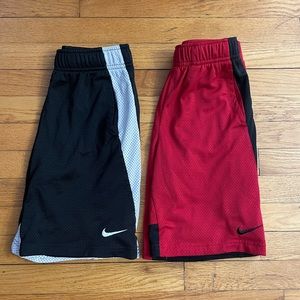 Nike | Exercise Shorts | Youth Medium | Set of 2